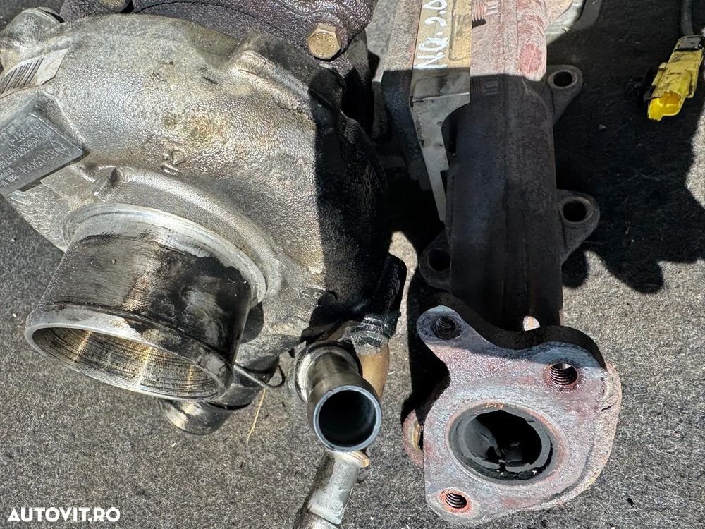 Turbo turbina Nissan Qashqai J10 2.0 DCI diesel 110kw 150cp motor M9R 2006 2007 2008 2009 2010 2011 2012 4x4 cutie manuala - 2