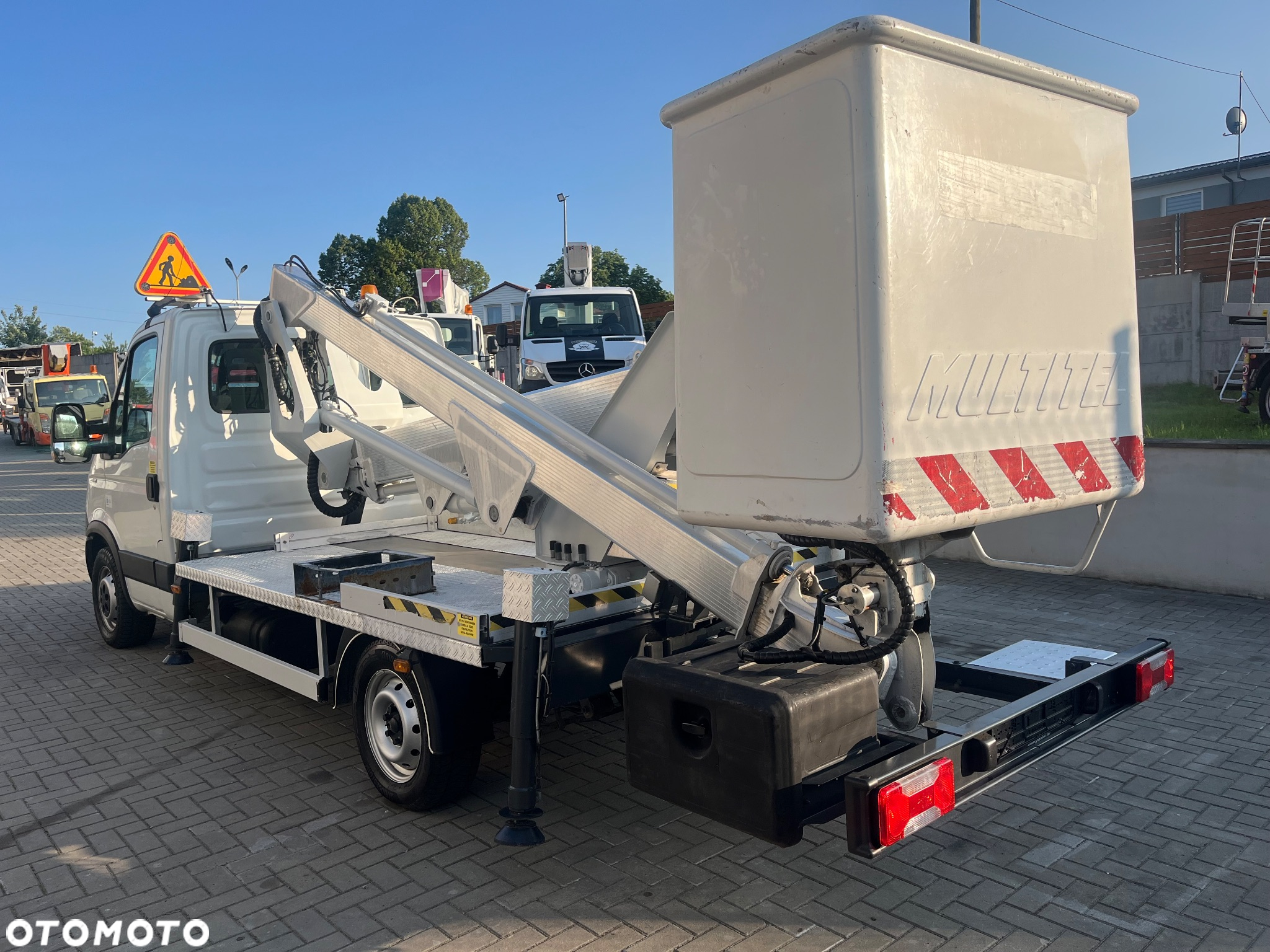 Iveco Podnośnik koszowy Izolowany Kosz Multitel mx170 17 metrów 10 w Bok Zwyżka jak Ruthmann Gsr Wumag - 5
