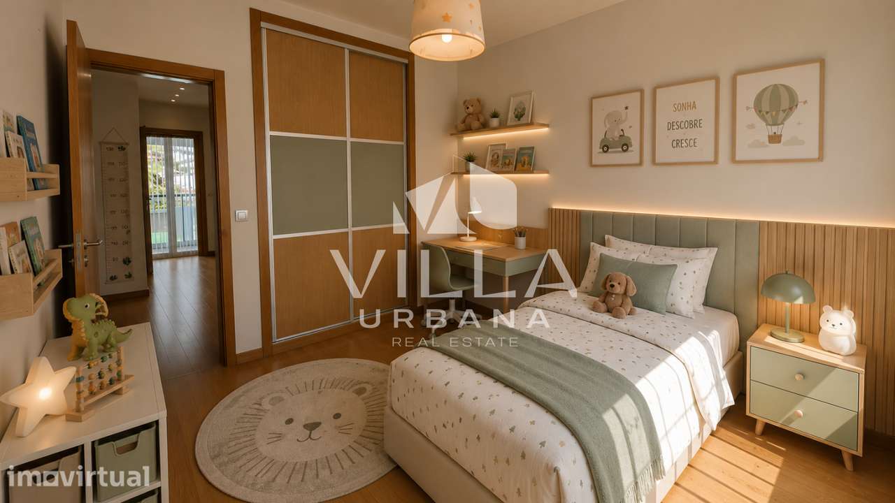Moradia T3 +1 com Garagem localizada numa zona tranquila em Belverde - Grande imagem: 5/46