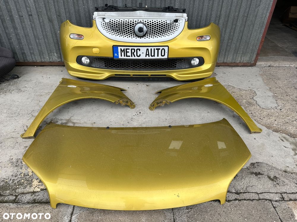 Smart 453 FORFOUR BRABUS zderzak maska grill atrapa błotnik wentylator  chłodnice  łapacz  lakier EDF - 1
