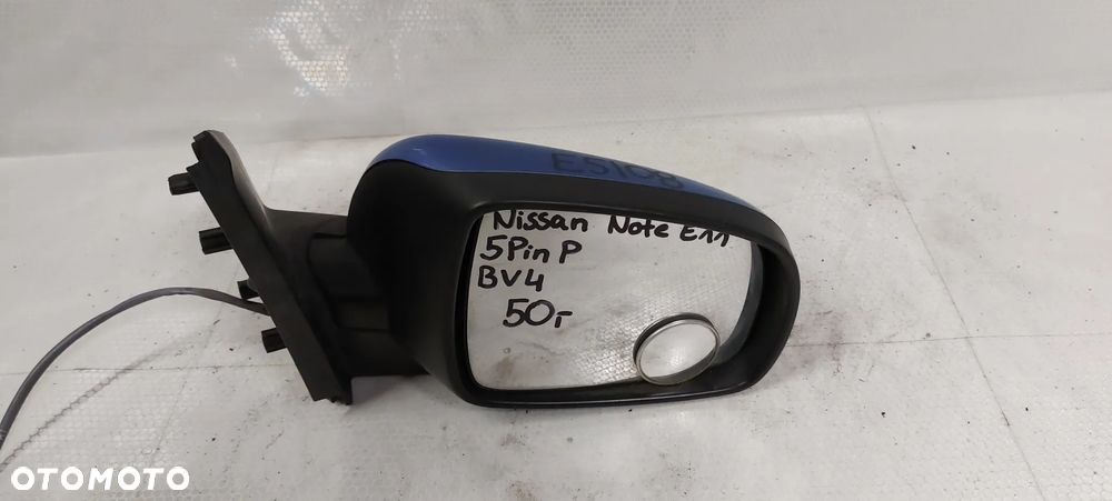 .  LUSTERKO ELEKTRYCZNE NISSAN NOTE E11 PRAWE 5PIN BV4 - 2