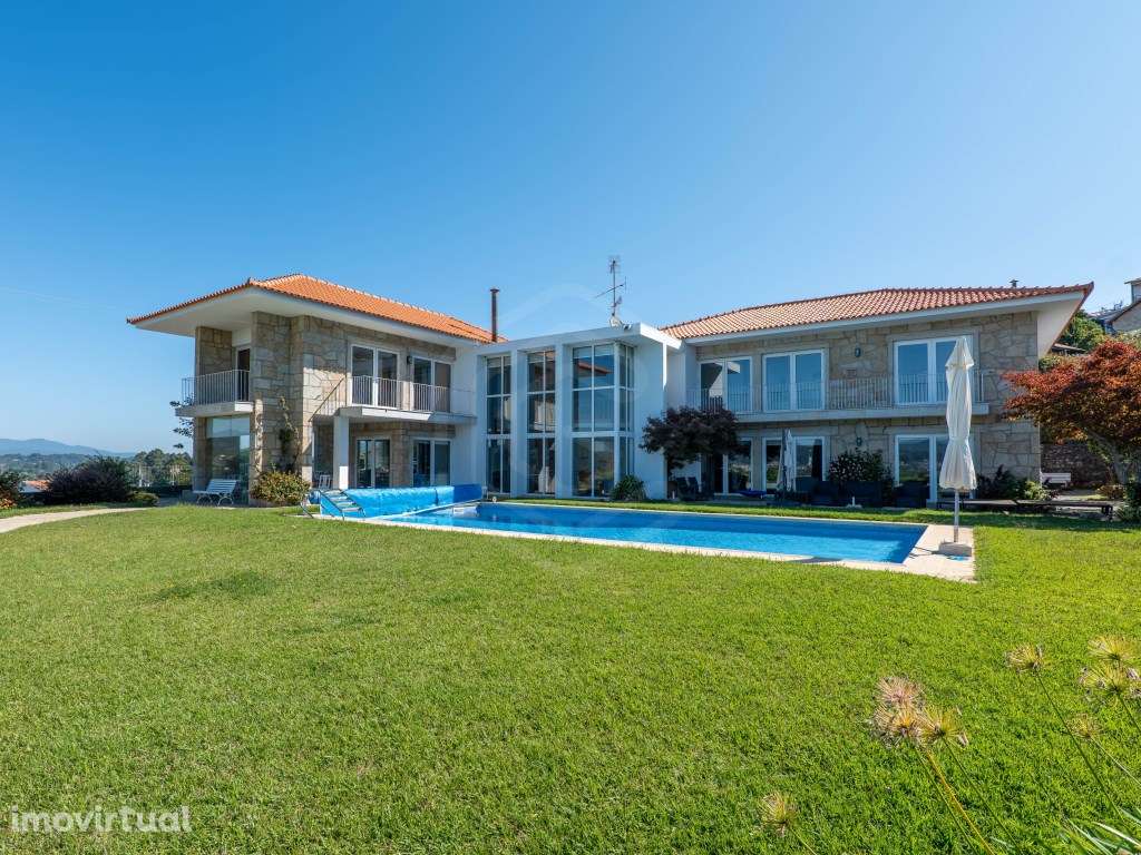 Moradia T7 com Piscina e Vista Panorâmica para o Rio Minho - Vila N... - Grande imagem: 3/60