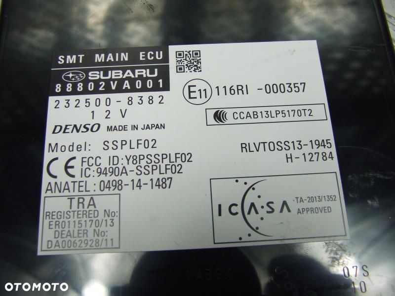 SUBARU LEVORG 1.6 MODUŁ STEROWNIK ECU 88802VA001 - 4