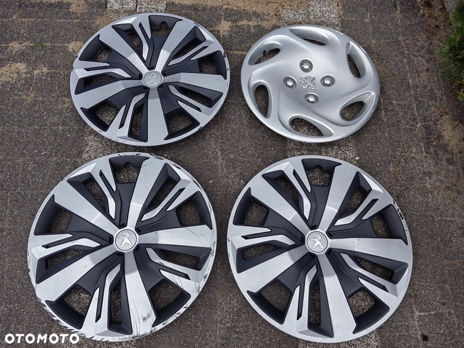 Kołpaki Peugeot 14" 16"  cali na sztuki  Oryginalne Różne wzory