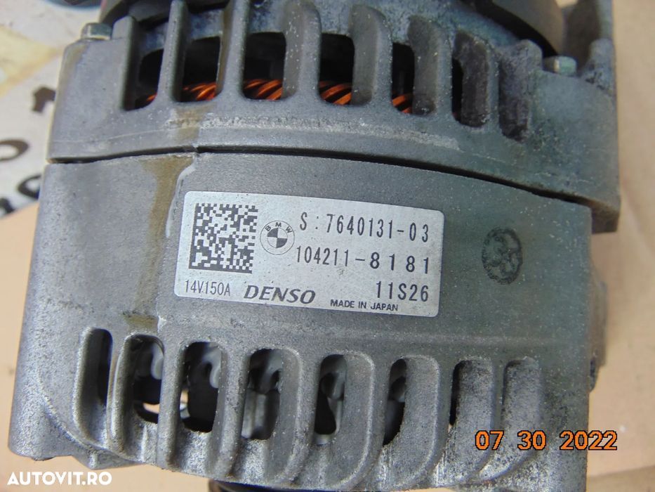 Alternator BMW x1 f20 f30 f23 f31 f32 f33 f45 f25 f80 2.0 f21 f22 f23 - 1