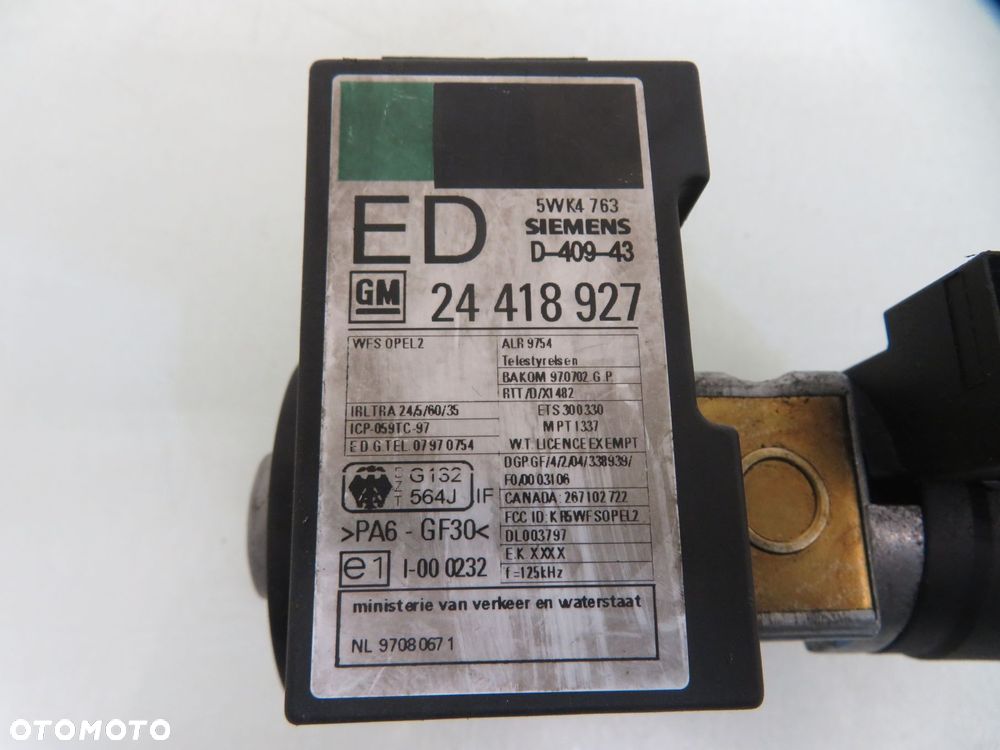 STACYJKA STEROWNIK OPEL VECTRA B 1.6 09364599 26037948 26037951 - 3