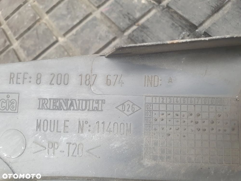 OSŁONA PASA PRAWA RENAULT SCENIC II 8200187674 - 3