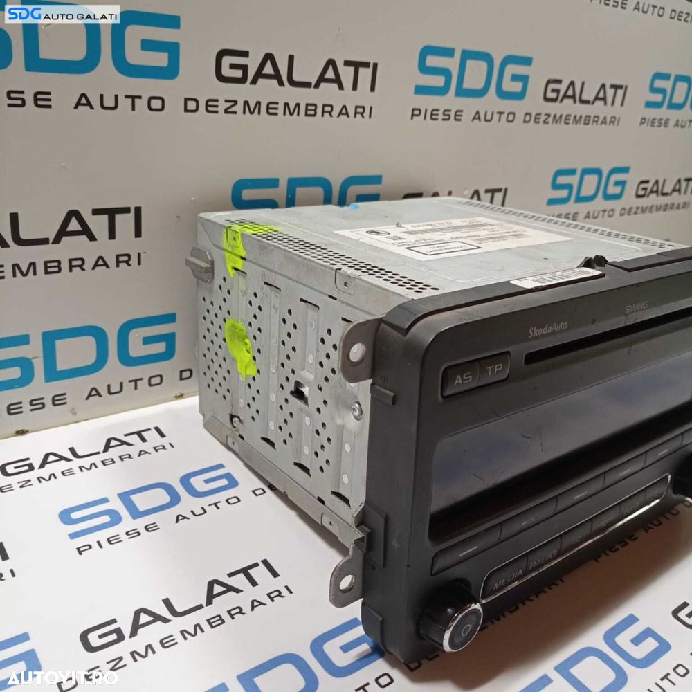 Radio CD Player Radio Swing MP3 Skoda Fabia 2 2007 - 2014 Cod 5J0035161D [X1114] - 3