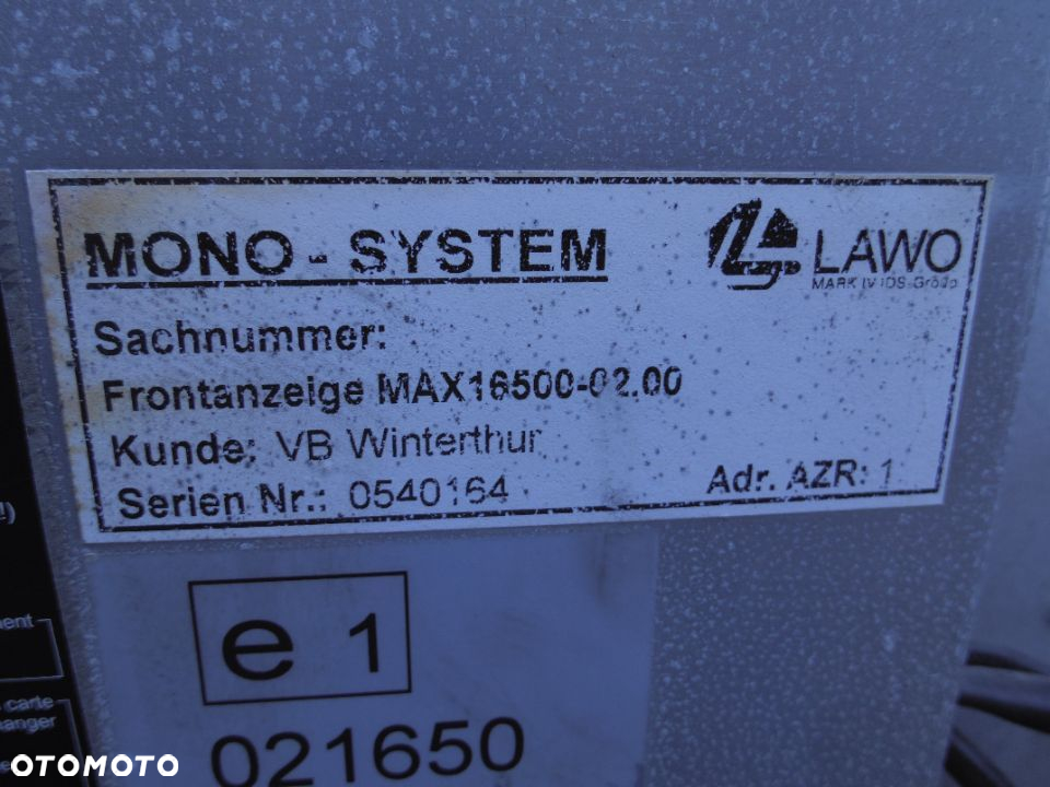 Wyświetlacz docelowy Lawo Luminator WYŚWIETLACZ INFORMACYJNY AUTOBUSU - 3
