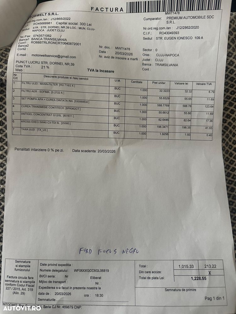 Ford Focus 1.5 TDCi DPF Start-Stopp-System Titanium - 27