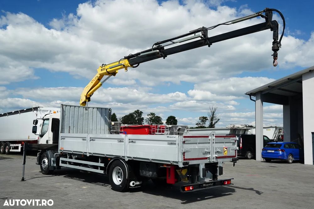 Volvo FL 280 / 4x2 / LIVRARE - 7,2 M / MACARA HDS HYVA HB 150- 10 M / CAPACITATE MAXIMĂ DE RIDICARE 5.200 KG / ROTATOARE / TELECOMANDĂ / CAMERĂ / EURO 6 - 4