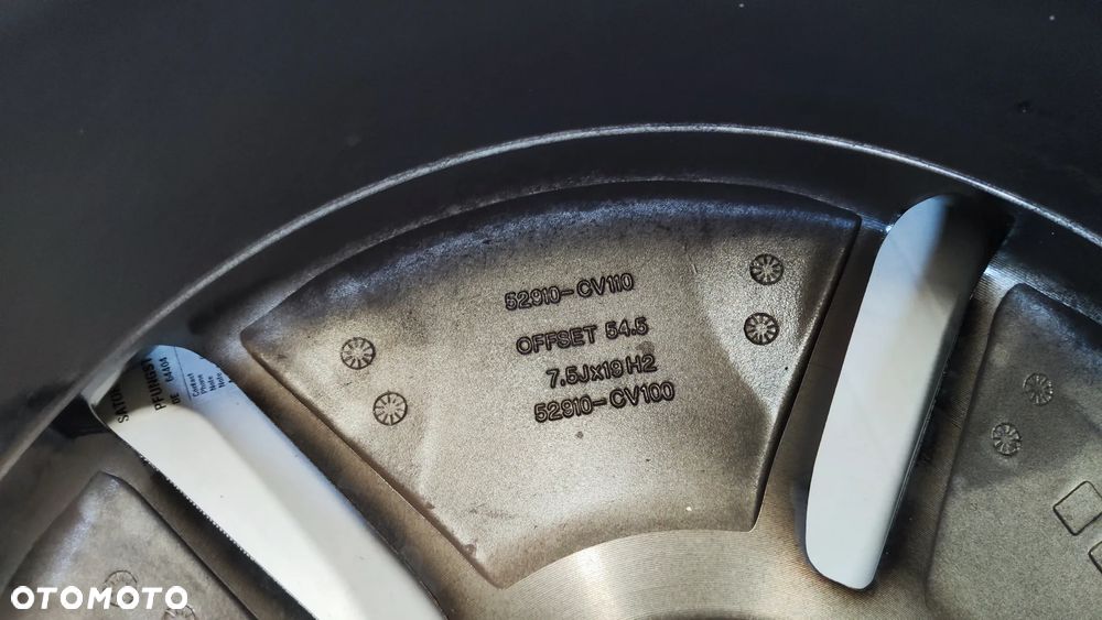 Kia EV6 21- Felga Aluminiowa 19 cali 7,5Jx19H2 ET 54,5 5x114,3 52910-CV110 - 7