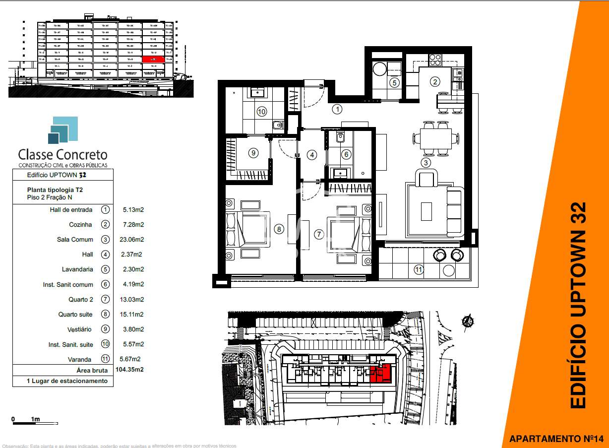 Apartamento T2 - "UPTOWN 32" Funchal - Grande imagem: 2/32