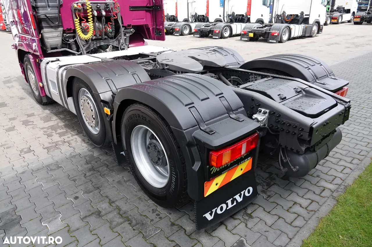 Volvo FH 540 / PUSHER / Tractor cu 3 axe / RETARDER / I-PARK COOL / AXIE LIFTING DIRECȚIE / PIELE / IMPORTAT - 13