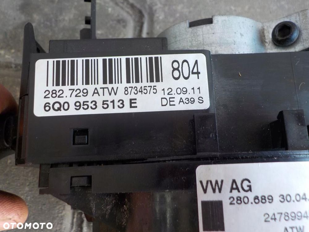 VW T5 LIFT WŁĄCZNIK KIERUNKOWSKAZÓW WYCIERACZEK ROGAL 6Q0953513E - 4