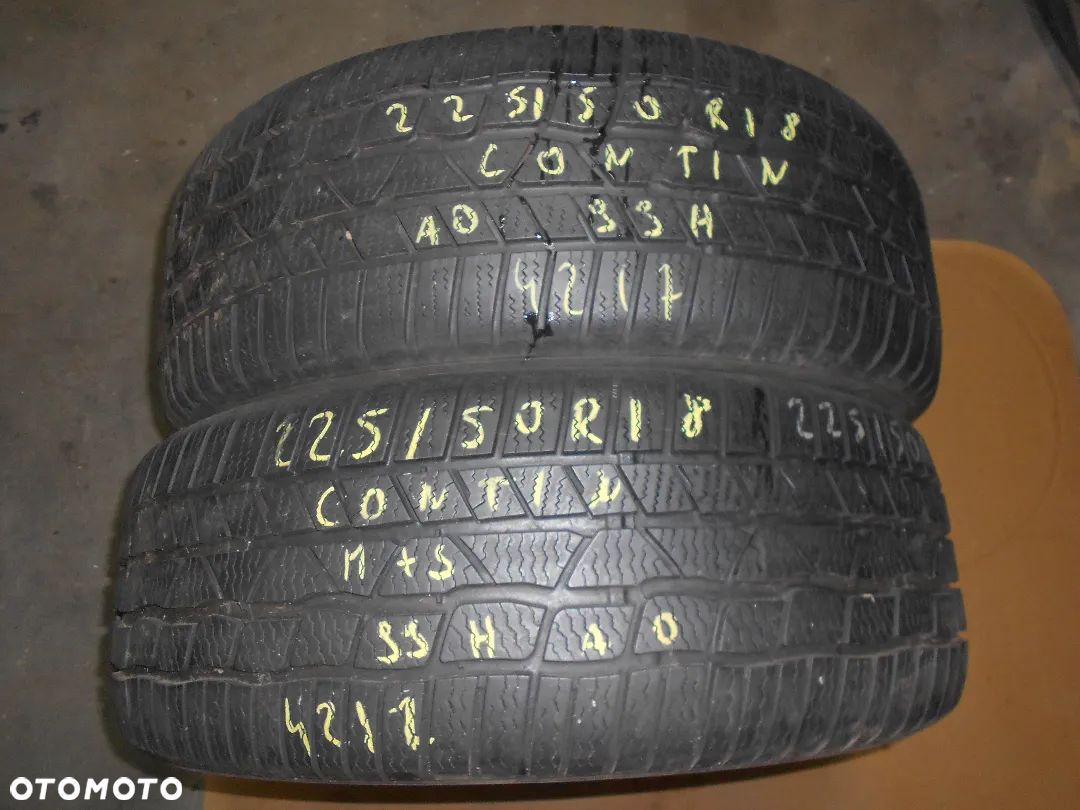 OPONY 225/50R18 CONTINENTAL CONTI WINTER TS 830P AO DOT 4217 8MM - 1