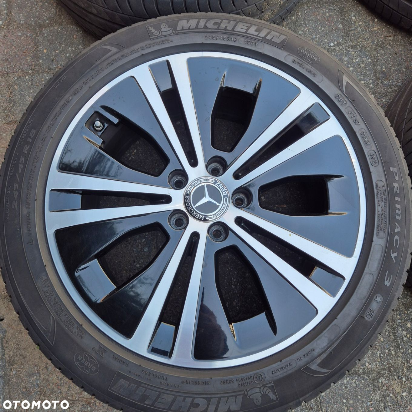 LATO KOŁA 245/45 R18 ORYGINAŁ MERCEDES S E-KLASA W213 W140 W220 VITO W212 - 5