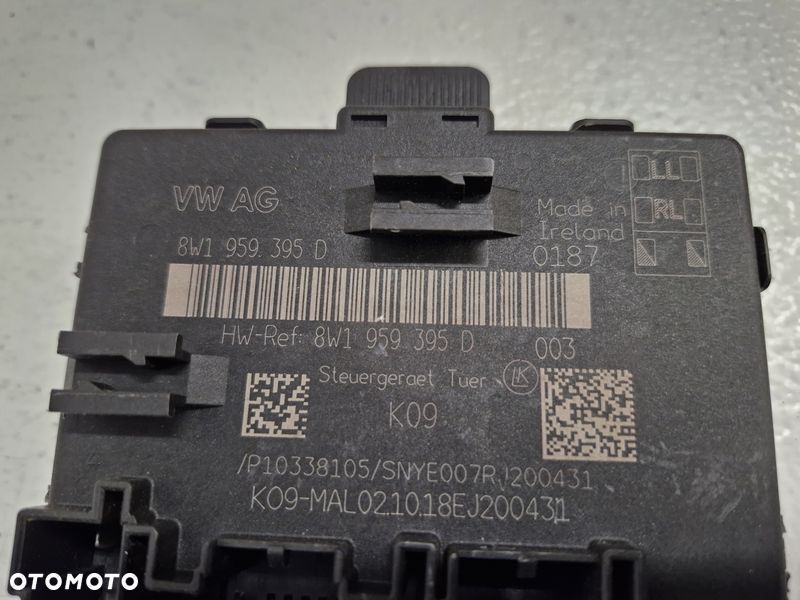 audi a3 8v arteon moduł sterownik drzwi lewy tył 8w1959395d - 2