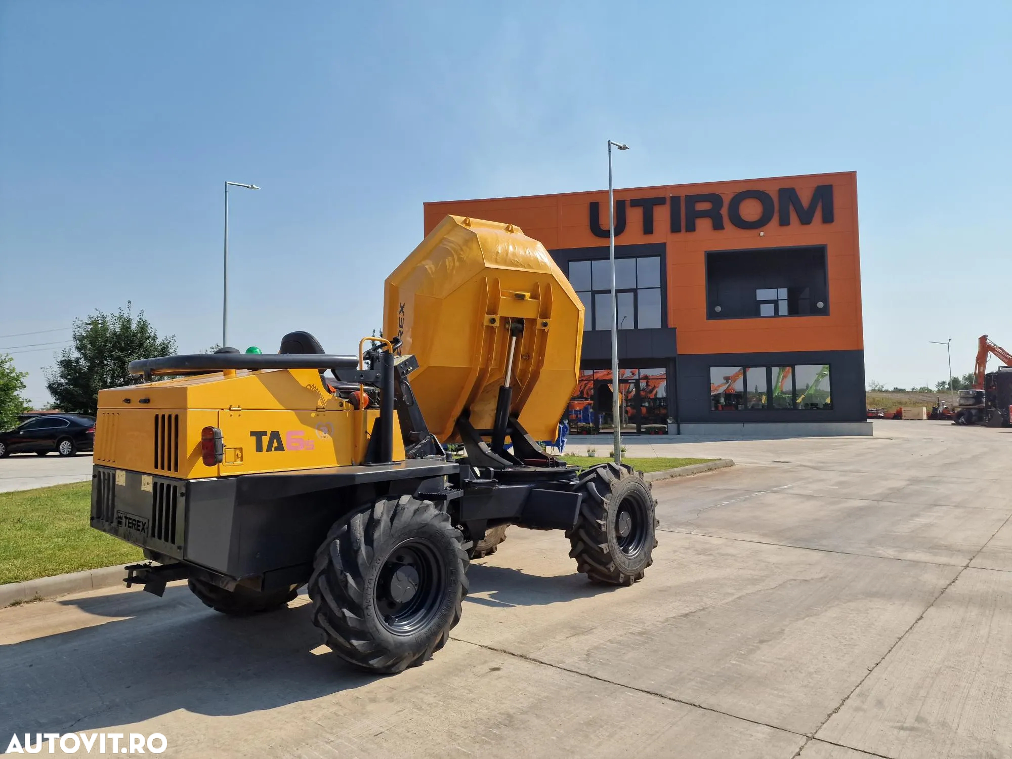 Alta DUMPER 6t TEREX, 4mc, 6t, basc LATERALA,  2.068h, 16900 EUR+tva, motor JCB 75CP, transmisie 4x4, produs in Anglia, Anvelope 90% bune, posiblitate leasing, CONDITIE FOARTE BUNA-PROMOTIE 16.900 EUR+Tva - 32