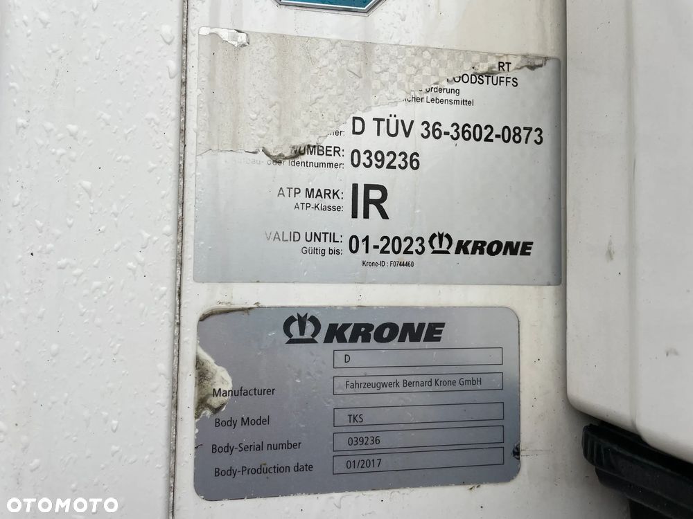 Krone Chłodnia ,Doppelstock , Carrier Vector 1950, Kwiatowa 2,50m - 31