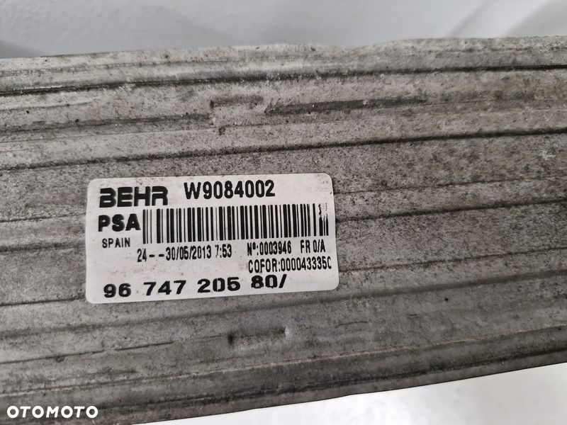 CITROEN DS5 2.0 HDI CHŁODNICA POWIETRZA INTERCOOLER 9674720580 - 3