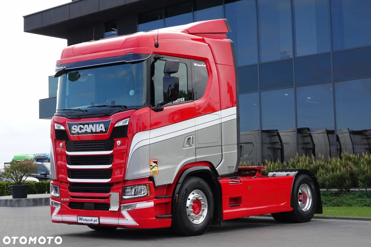 Scania S 500 / RETARDER / HYDARAULIKA / PRZÓD NA PODUSZKACH / KLIMA POSTOJOWA / ALUFELGI / OPONY 100% / PO KONTRAKCIE SERWISOWYM / SPROWADZONY - 5