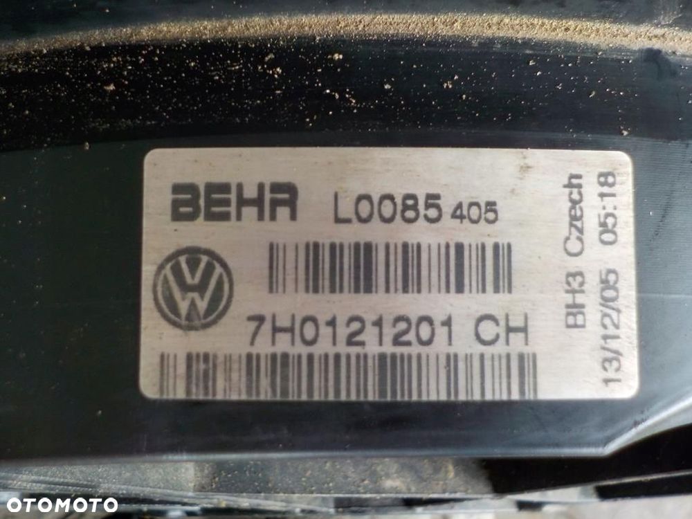 VW T5 1.9 TDI CHŁODNICA WODY  WENTYLATOR KOMPLET - 3