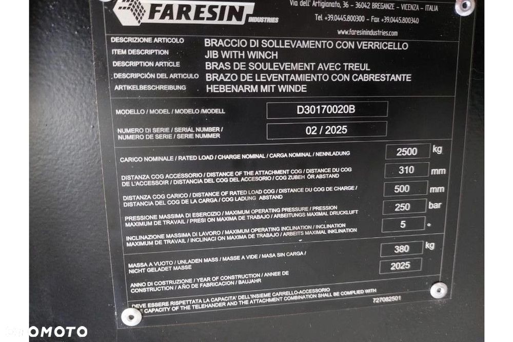 Faresin WINCH 5T - 5