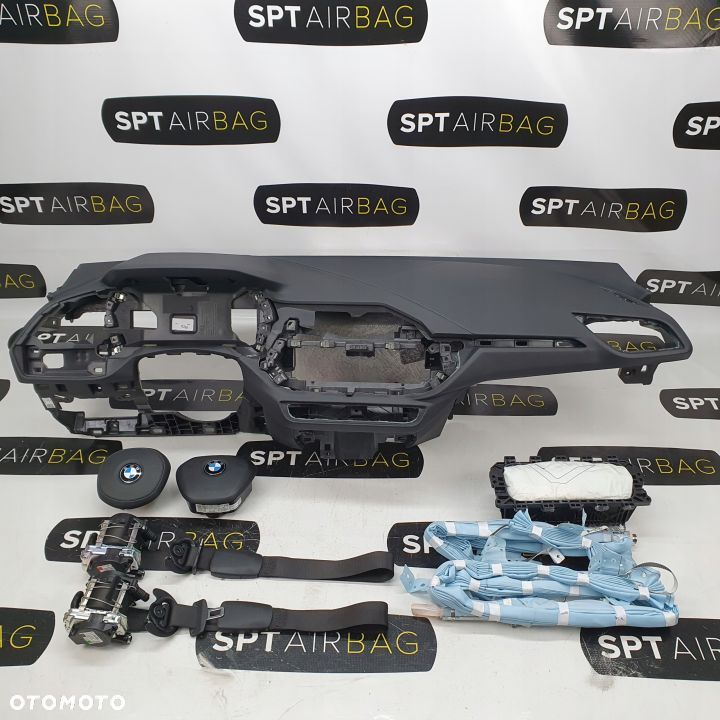 BMW 1 F40 DESKA ROZDZIELCZA KONSOLA KOKPIT PULPIT PODUSZKI AIRBAG AIR BAG PASY KURTYNY KIT SET - 1