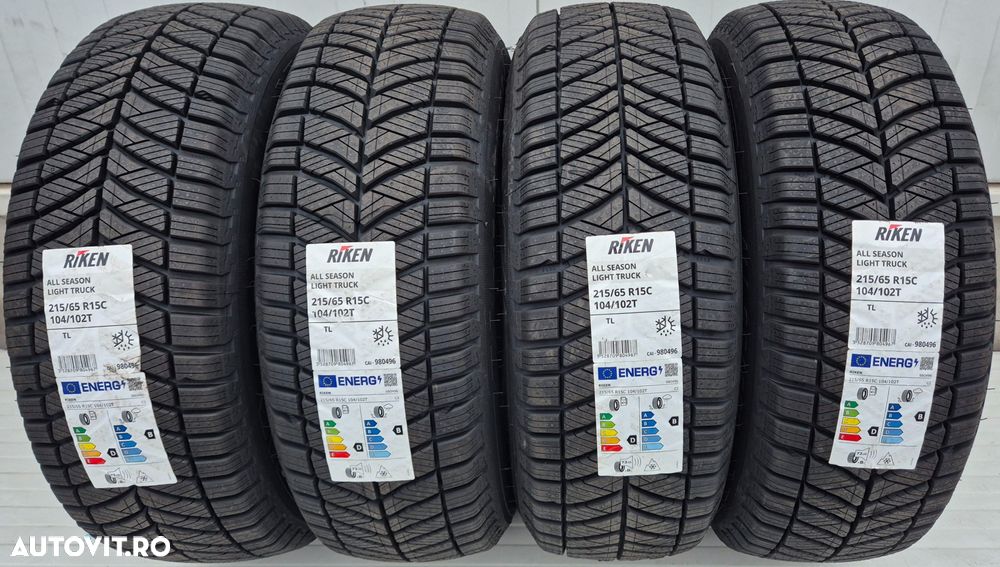 215/65 R15C, 104T, RIKEN (by Michelin) 6P.R., Anvelope all season M+S