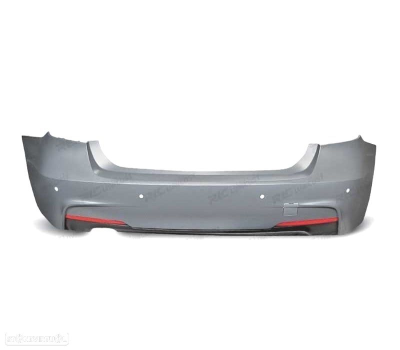 PÁRA-CHOQUES TRASEIRO BMW F30 LOOK M PDC DUPLA SAÍDA DE ESCAPE - 2