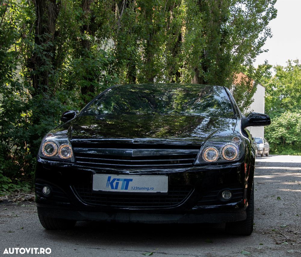 Faruri Opel Astra H (03.2004-2009) Angel Eyes Negru- livrare gratuita - 16