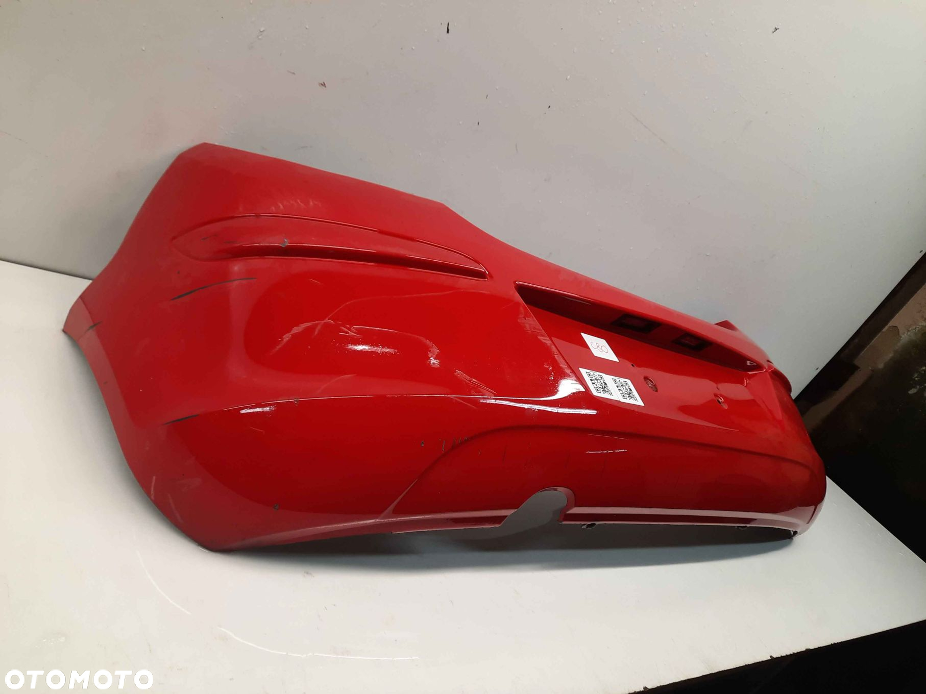 ^ ZDERZAK TYŁ TYLNY DO OPEL CORSA D Z547 CZERWONY - 2
