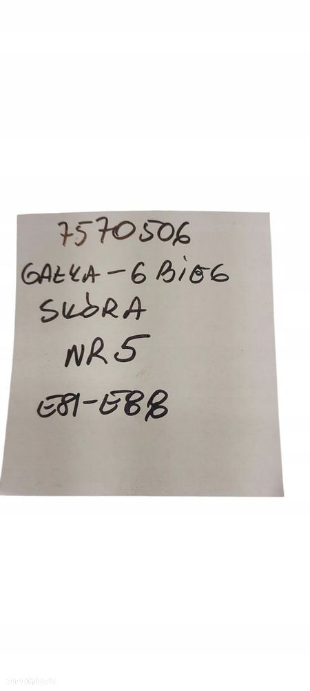 Bmw E81 E82 E87 E88 Gałka Zmiany Biegów Manual 6 Biegów Skóra 7570506 Nr 5 - 5