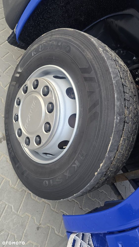 Scania P250 Euro 6 21 palet super stan niski przebieg rama do zabudowy kurierka laweta - 35