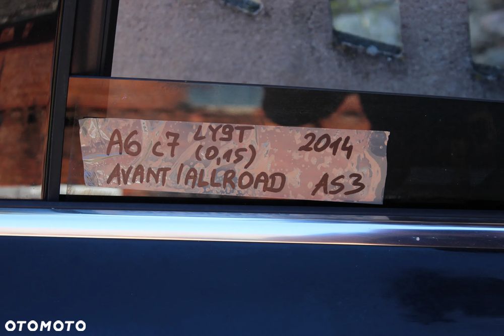 DRZWI TYLNE LEWE AUDI A6 C7 ALLROAD AVANT LY9T 2014 - 18