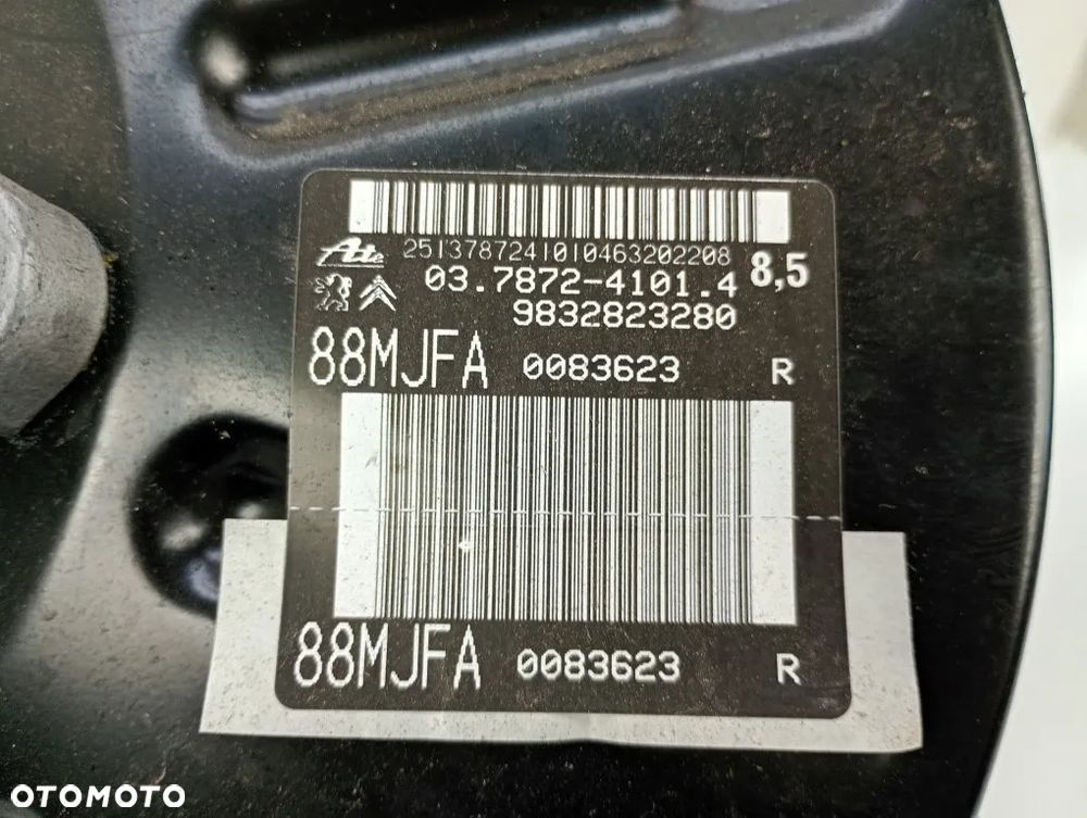 serwo pompa hamulcowa scudo iii jumpy e-traveller vivaro-e c proace ii 2024r elektryk 9832823280 - 5