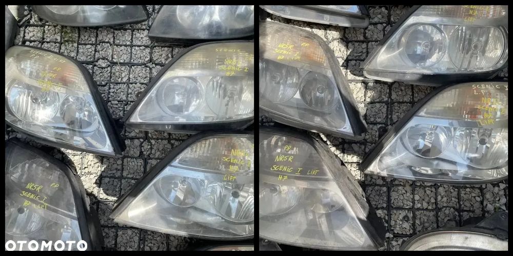 REFLEKTORY LEWE PRAWE RENAULT / HALOGENY, MIGACZE, W ZDERZAK ID: 6136804545 - 4