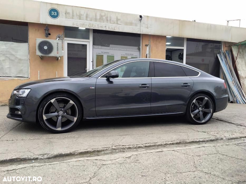 Jante audi 20 inch Model Rotor culoare gri mat A5 A6 A7 A8 Q3 Q5 - 6