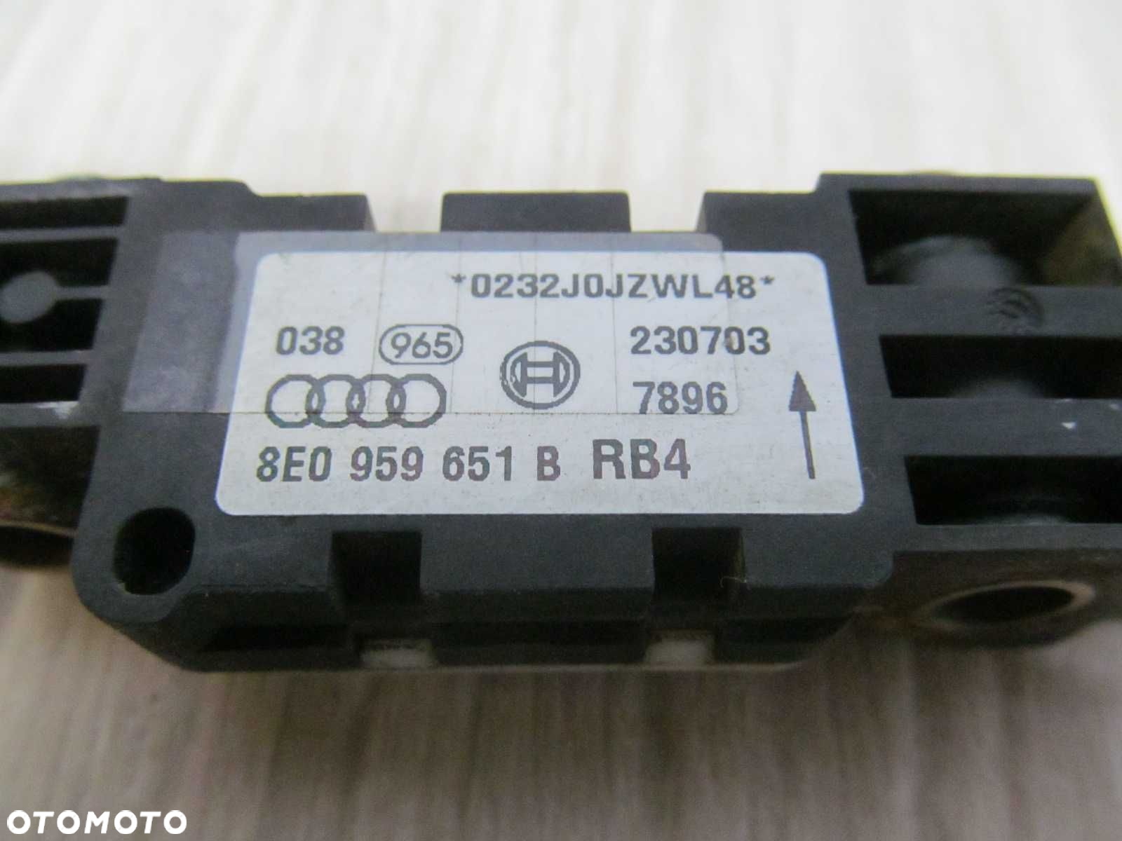 AUDI A4 B6 CZUJNIK UDERZENIOWY 8E0959651B 00-06 - 5