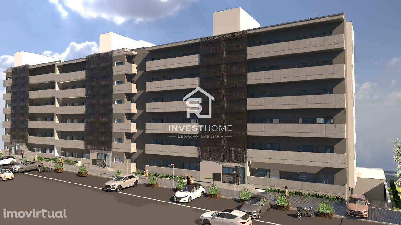Apartamento T2 | Construção 2027 | Varanda | Lug Garagem - Grande imagem: 3/26