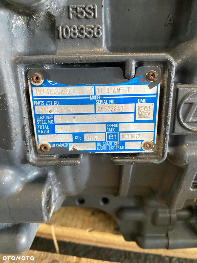 KOMPLETNA SKRZYNIA BIEGÓW ZF TRAXON Z RETARDEREM 1372 041 010 12TX2011 - 8