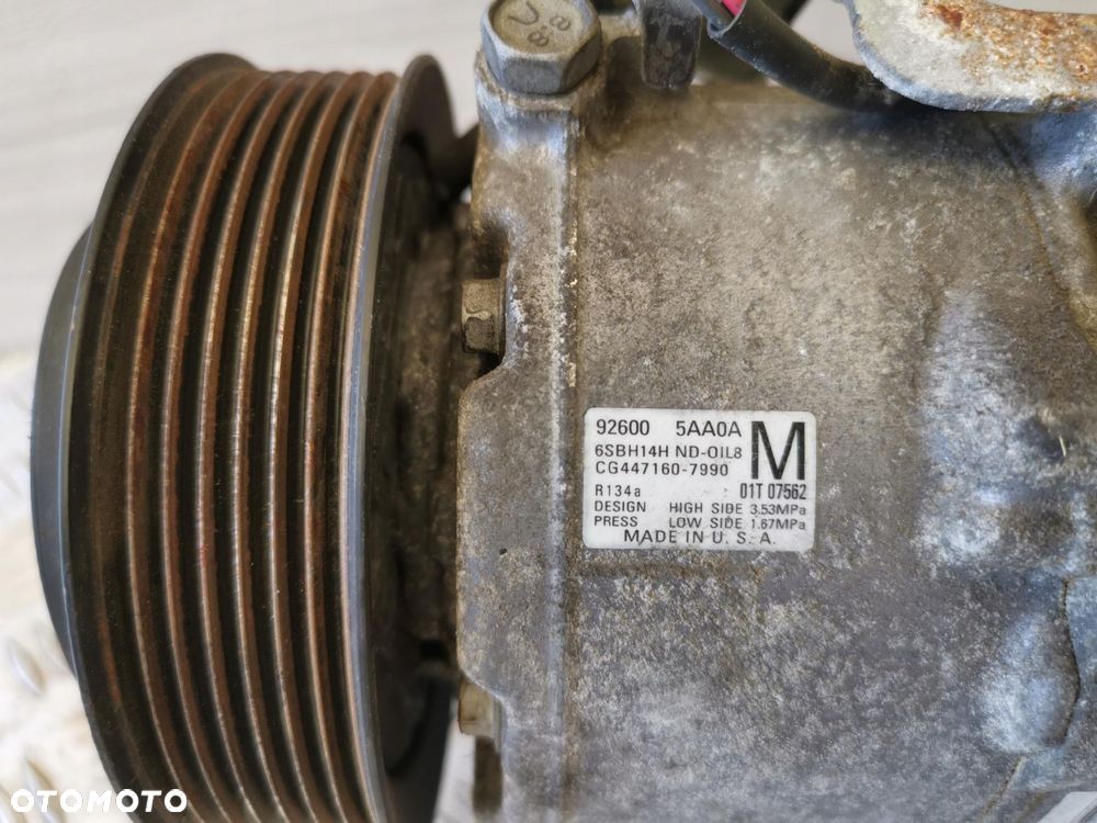 NISSAN MURANO Z52 15- SPREZARKA KLIMATYZACJI 3.5B 92600-5AA0A - 4