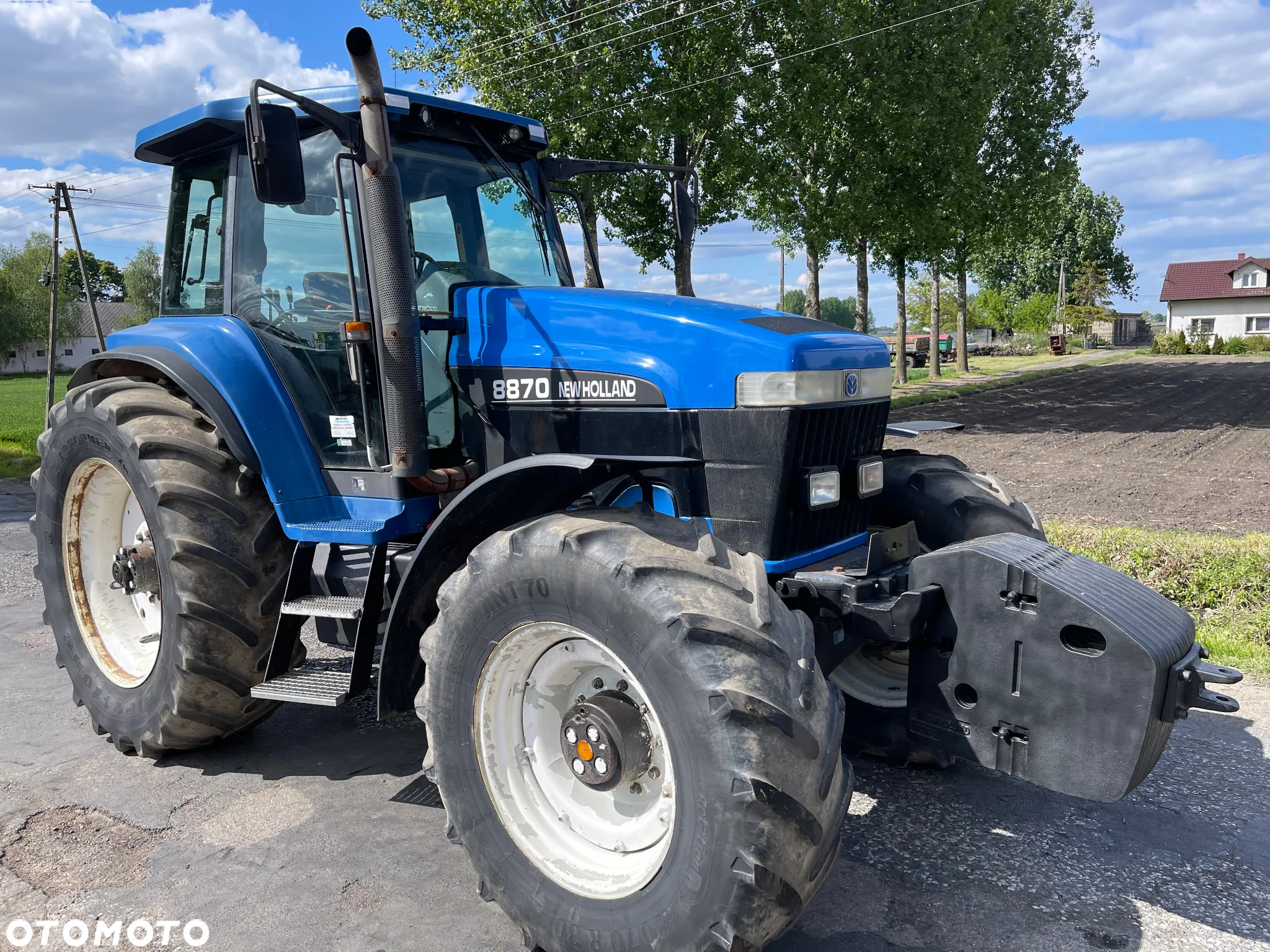 New Holland Ciągnik rolniczy traktor New Holland 8870_Ford 8970_W pełni sprawny_Klimatyzacja,Pneumatyka,Komplet zaczepów i obciążników - 19