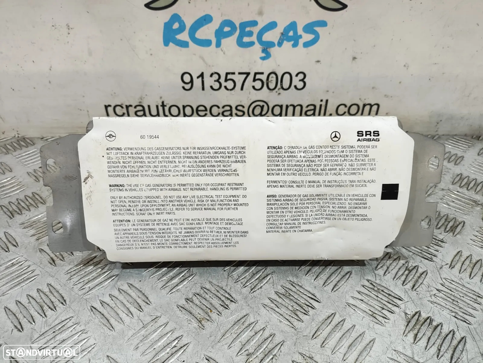 Airbag passageiro Mercedes Benz SLK R171 - 4