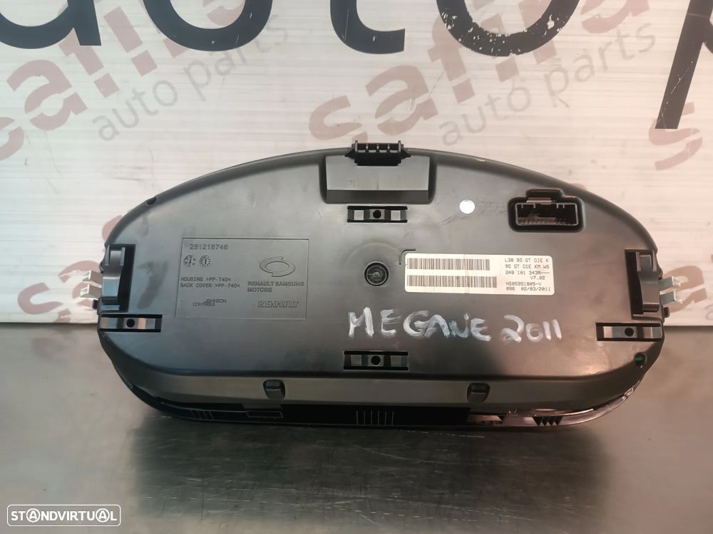 QUADRANTE RENAULT MEGANE III GTLINE REF: 248101343R L3895GT - 3