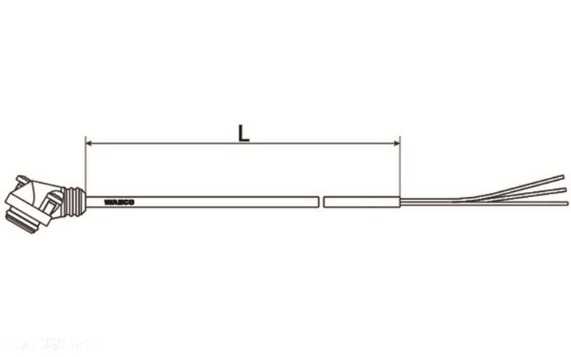 wabco kabel czujnika pokrywy zacisku knorr (3-pin) - 5