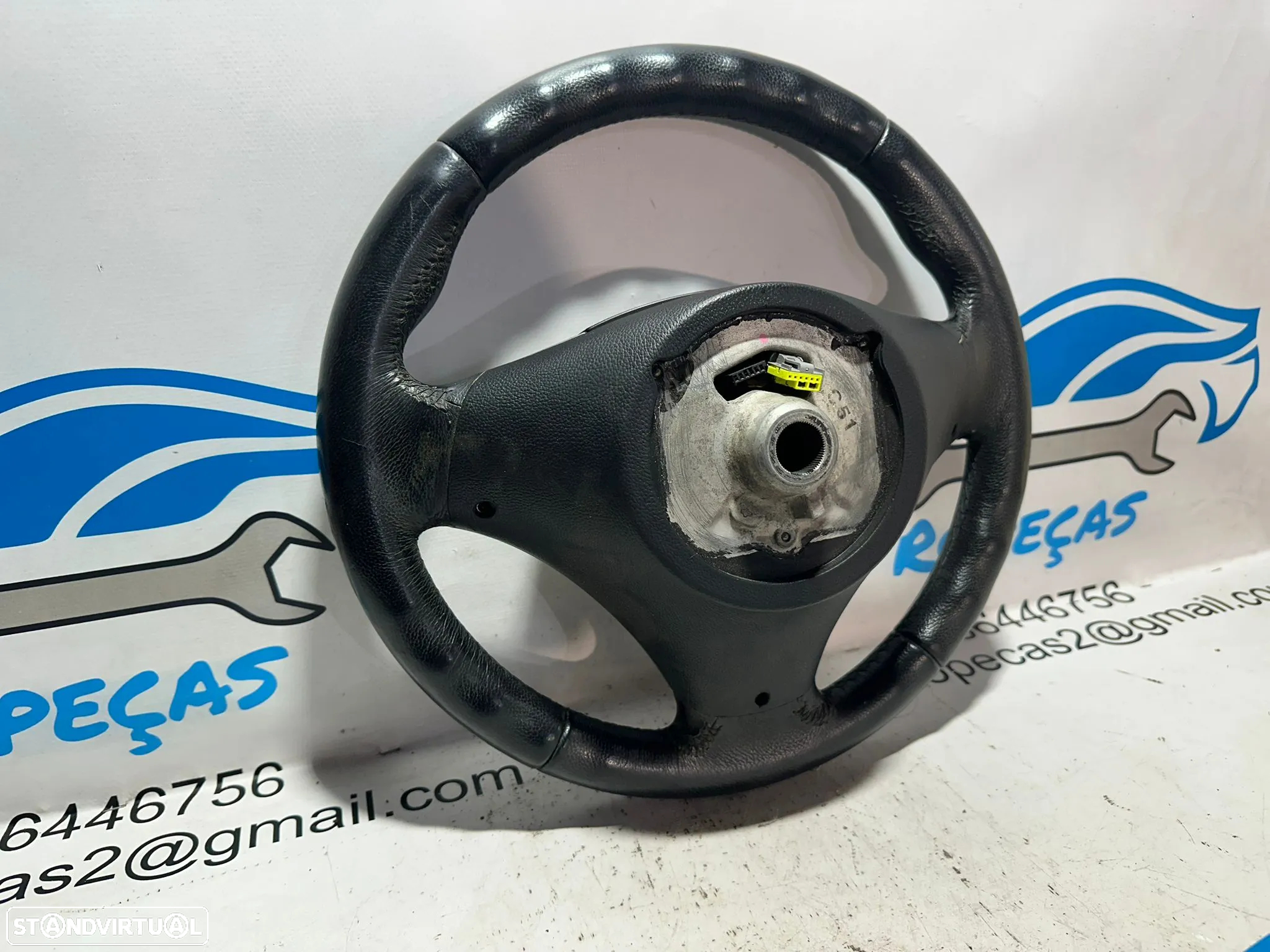Volante Completo Pele Original Multifunções Comandos BMW Serie 1 3 X1 E83 6774953 - 6