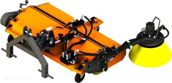 Zamiatarka 1,6 m do ciągnika rolniczego napęd wałek WOM przedni TUZ  Metal Technik - 1