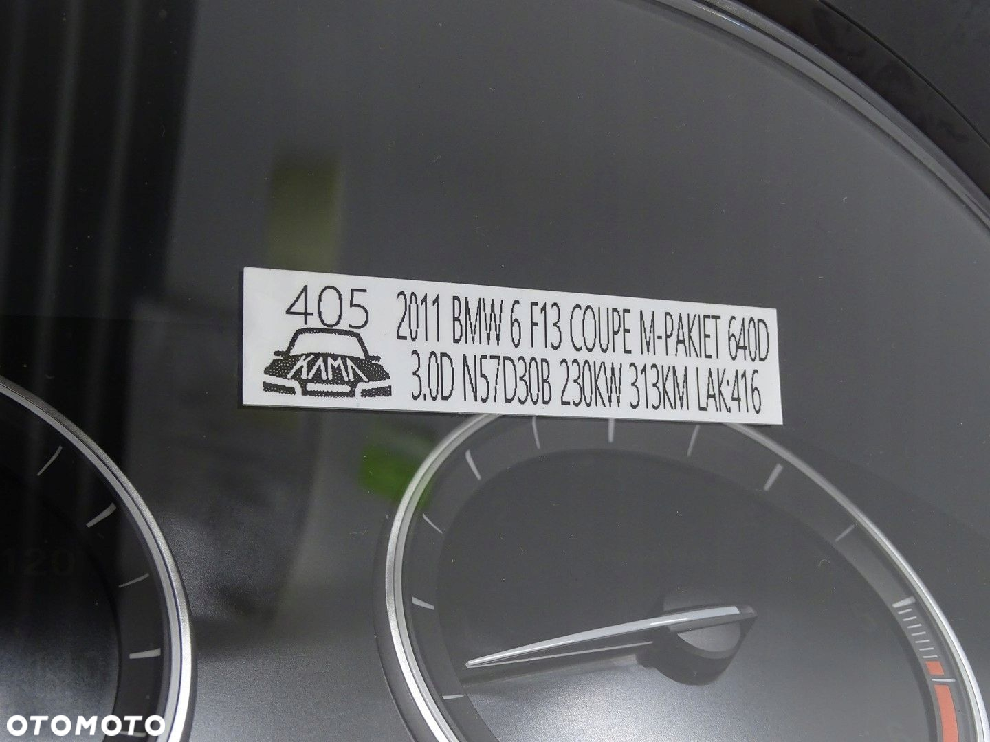 LICZNIK ZEGAR BMW 6 F13 3.0D N57530B 11R 9280467 - 5